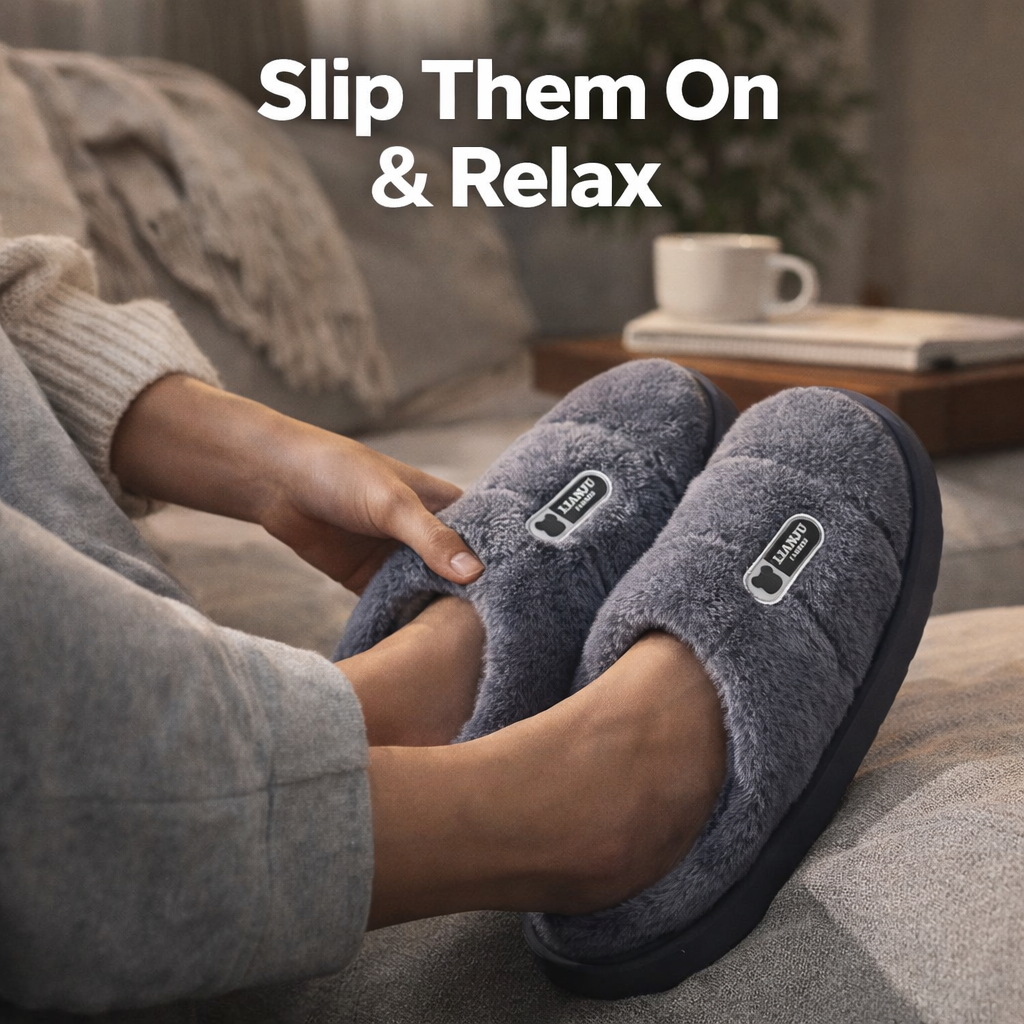 CozyFeet - Warm Fur Home Slippers