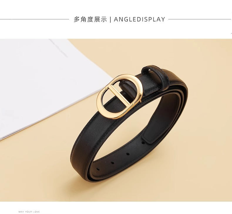 Fashionable Genuine Leather Waist Belt