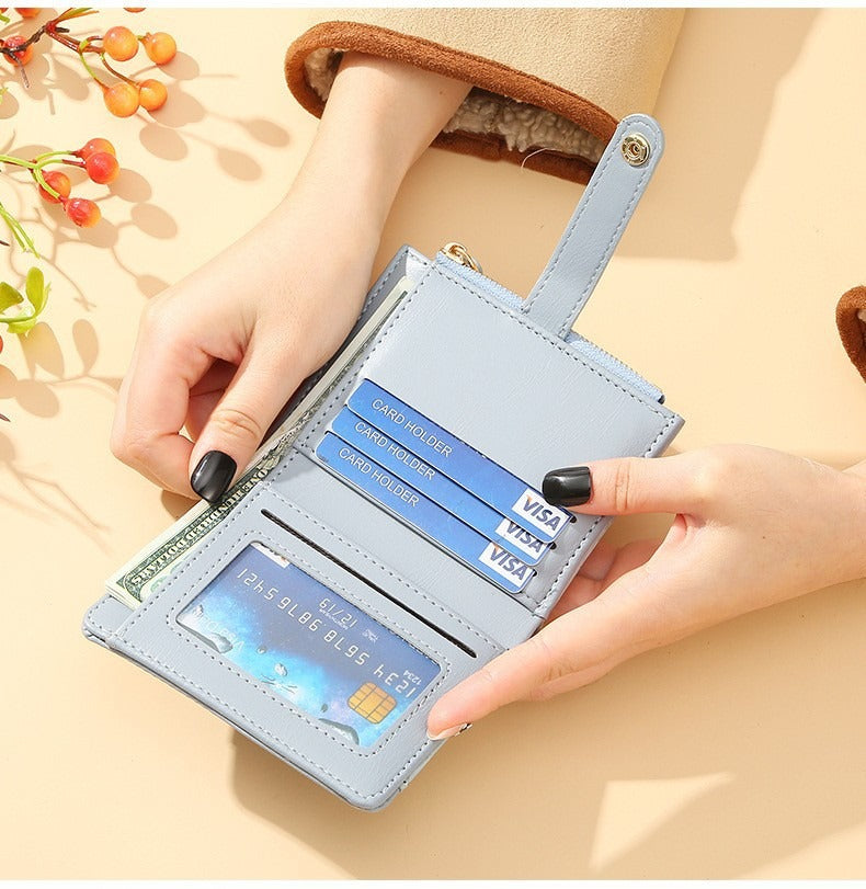 Crocodile Pattern Compact Wallet for Women