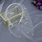 Elegant Bride Mesh Veil Hairband