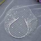 Elegant Bride Mesh Veil Hairband