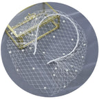 Elegant Bride Mesh Veil Hairband