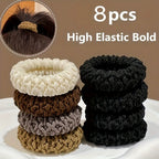 Thick Fitness Elastic Head Band (8 Pcs Set)