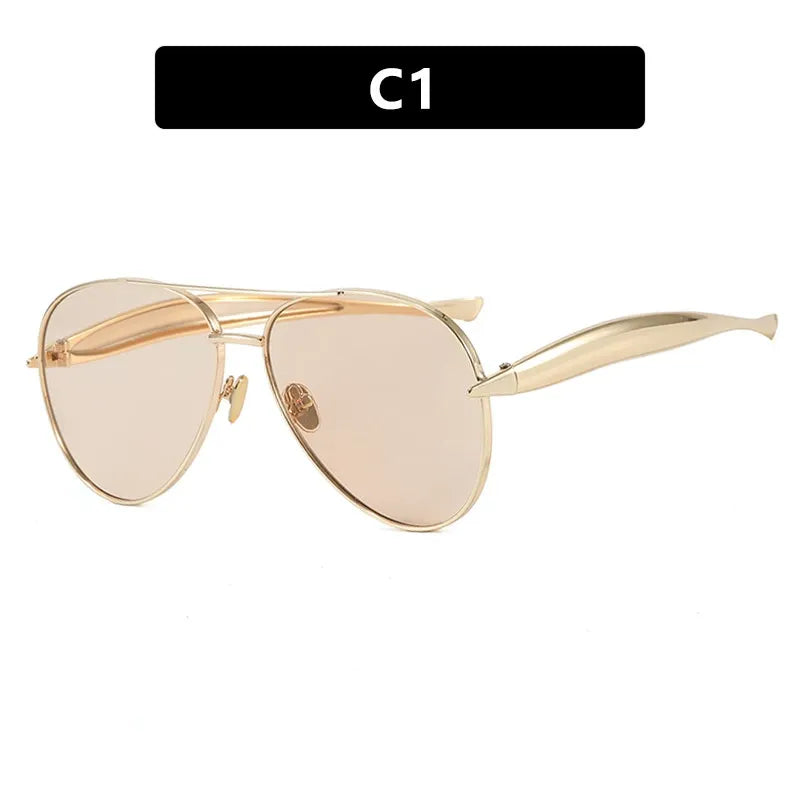 Toad-Shape Retro Street Sunglasses