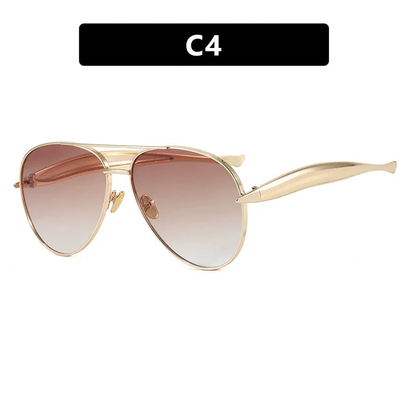 Toad-Shape Retro Street Sunglasses