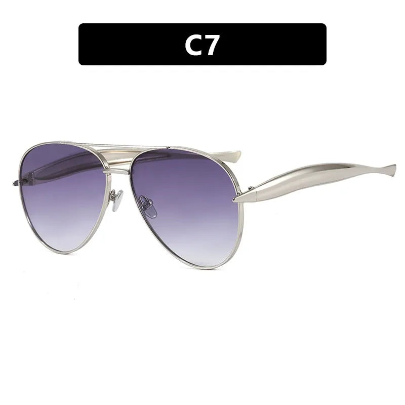 Toad-Shape Retro Street Sunglasses