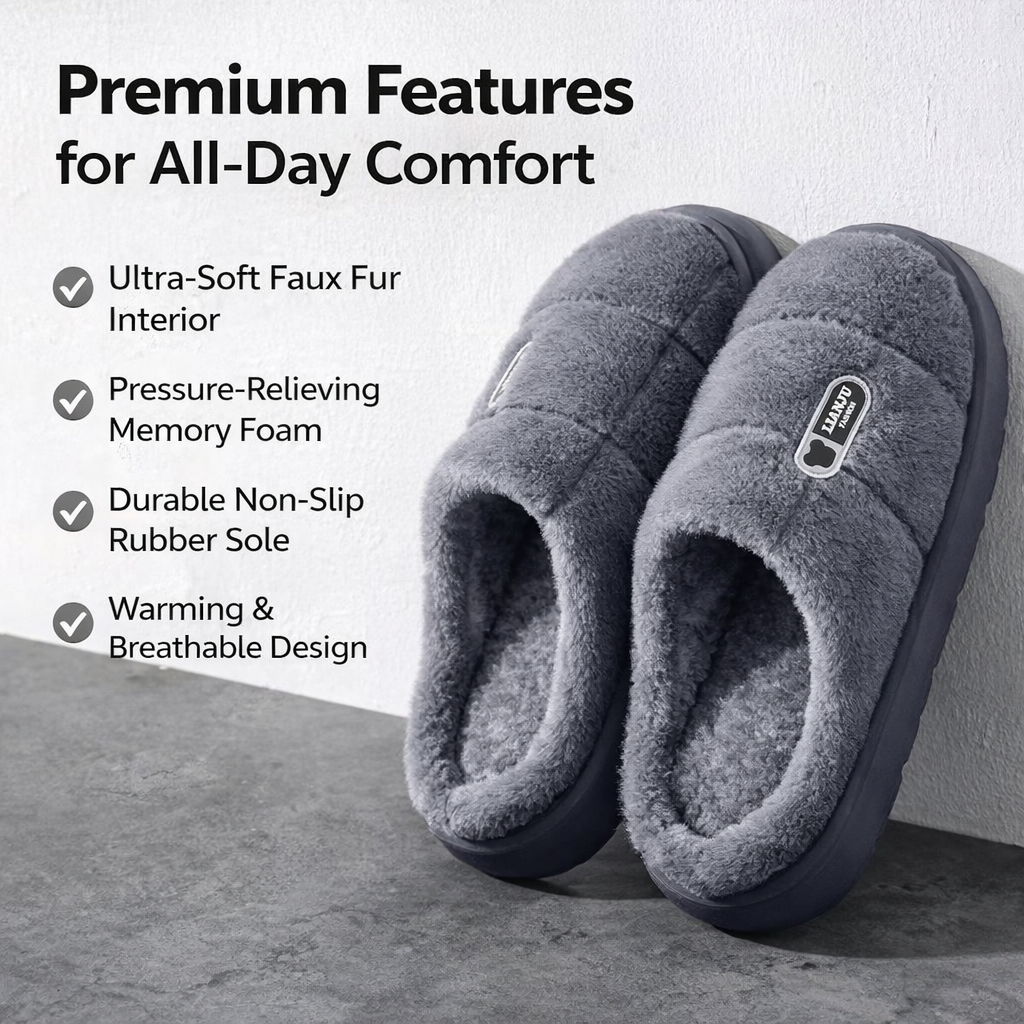CozyFeet - Warm Fur Home Slippers