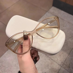 Fashionable Cat-Eye Women’s Retro Glasses - Tortoise Shell Frame