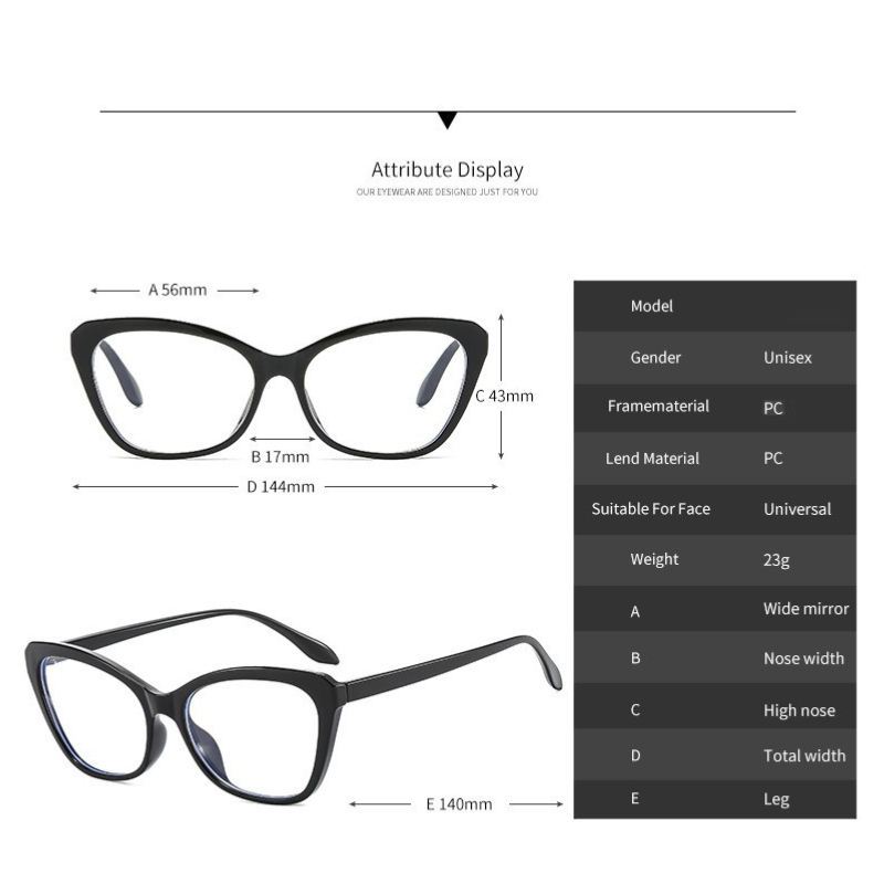Trendy Color-Changing Cat-Eye Glasses - Pink Frame