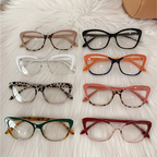 Trendy Color-Changing Cat-Eye Glasses - Pink Frame
