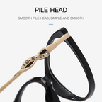 Stylish Contrasting High-End Glasses - Khaki