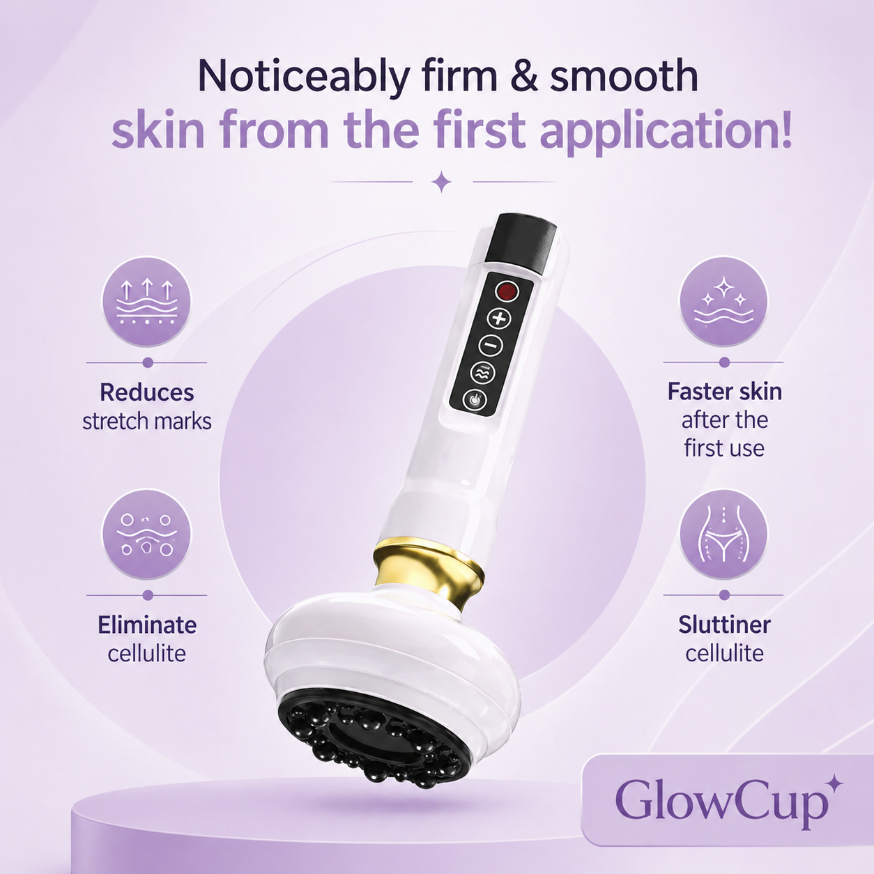 GlowCup – Cellulite and Skin Tightening with Red Light and Cupping