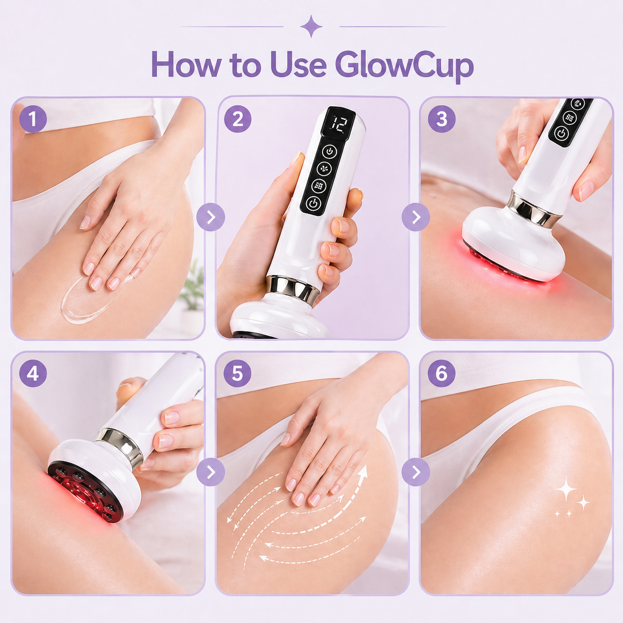 GlowCup – Cellulite and Skin Tightening with Red Light and Cupping