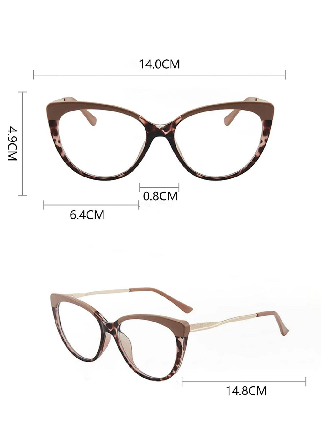 Trendy Oversized Anti Blue Glasses