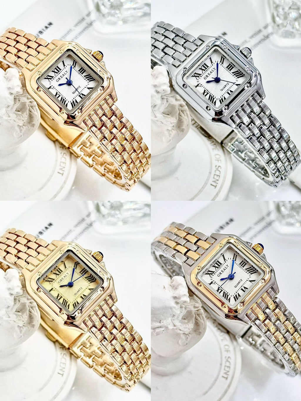 Vintage Style Square Women’s Watch