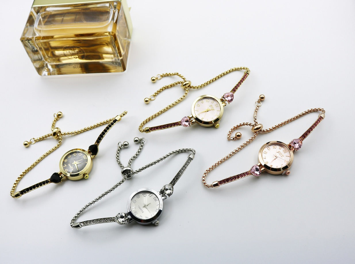 Women’s Love Heart Bracelet Quartz Watch
