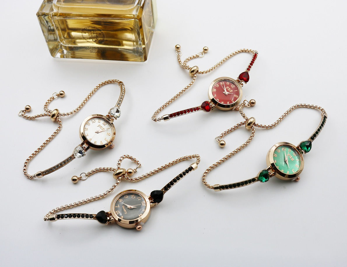 Women’s Love Heart Bracelet Quartz Watch