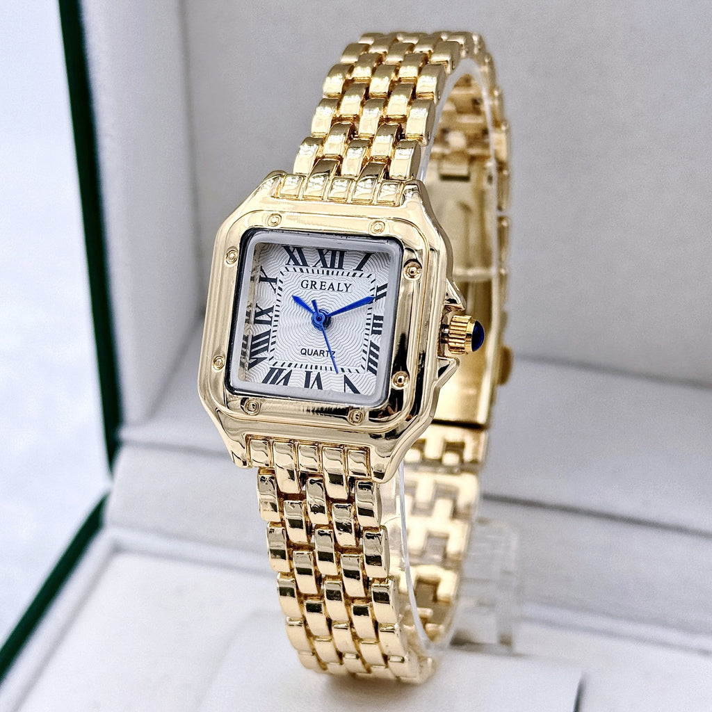 Vintage Style Square Women’s Watch