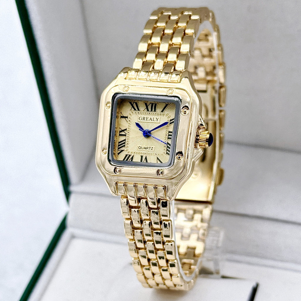Vintage Style Square Women’s Watch