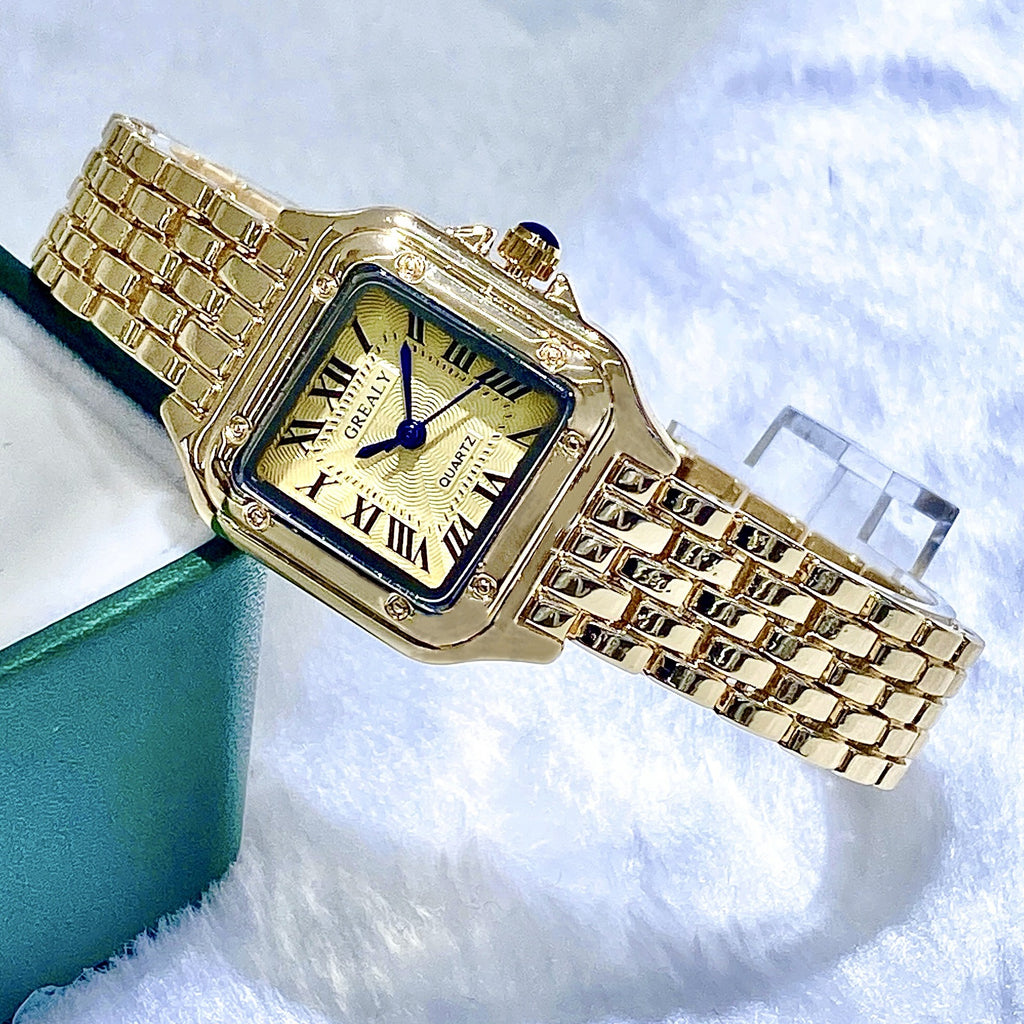 Vintage Style Square Women’s Watch